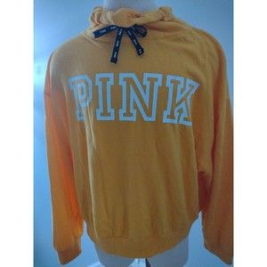 Victoria Secret Pink Graphic Cowl Slouchy Pullover Sweatshirt